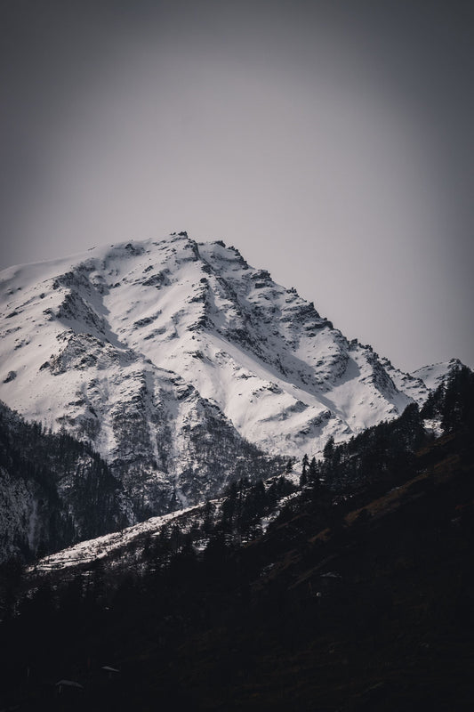Snow-capped Himalayan mountain peak