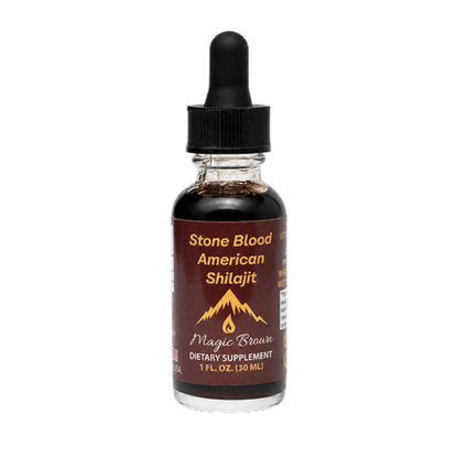 Shilajit Double Strength — Stoneblood Magic Brown