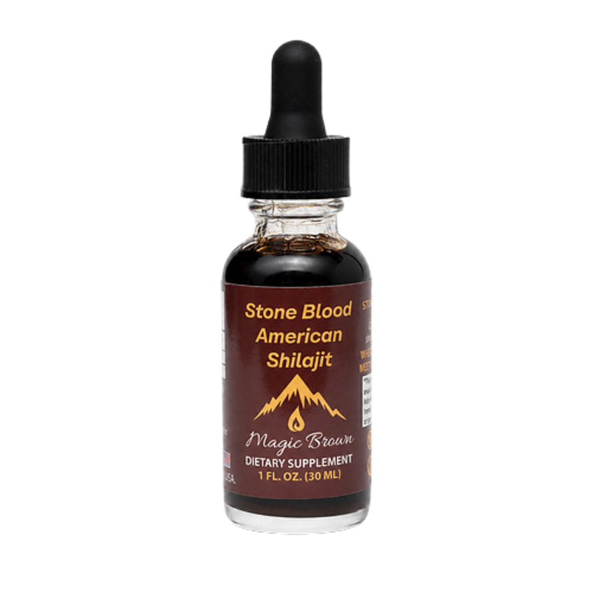 Shilajit Double Strength — Stoneblood Magic Brown